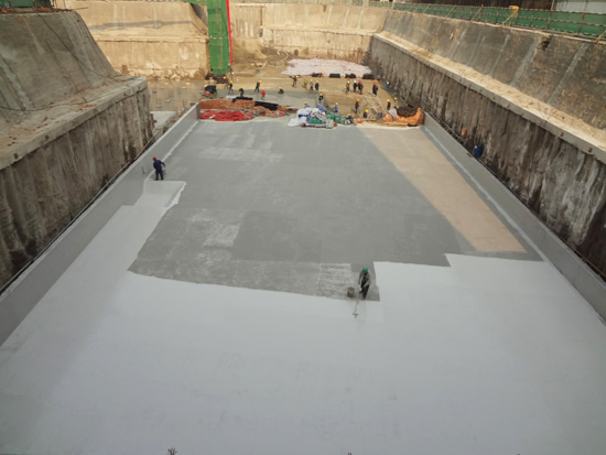 北京電子科研樓地下防水工程-魯蒙防水工程案例