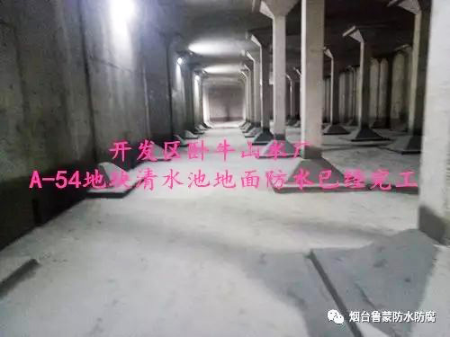 開(kāi)發(fā)區(qū)臥牛山水廠A-54地塊清水池防水工程-魯蒙防水工程案例